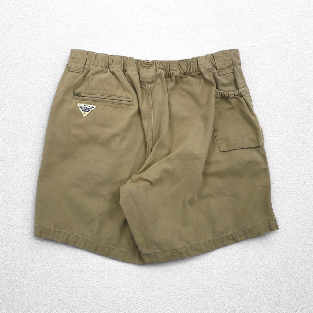 Columbia PFG Bush Shorts Pantaloncini M Beige Tasche cargo FM8000