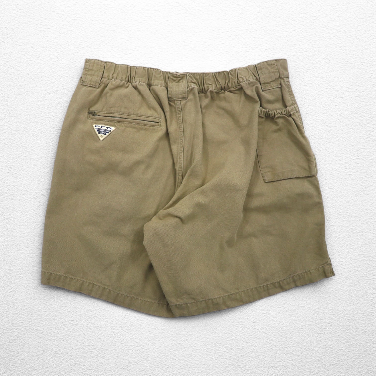 Columbia PFG Bush Shorts Pantaloncini M Beige Tasche cargo FM8000