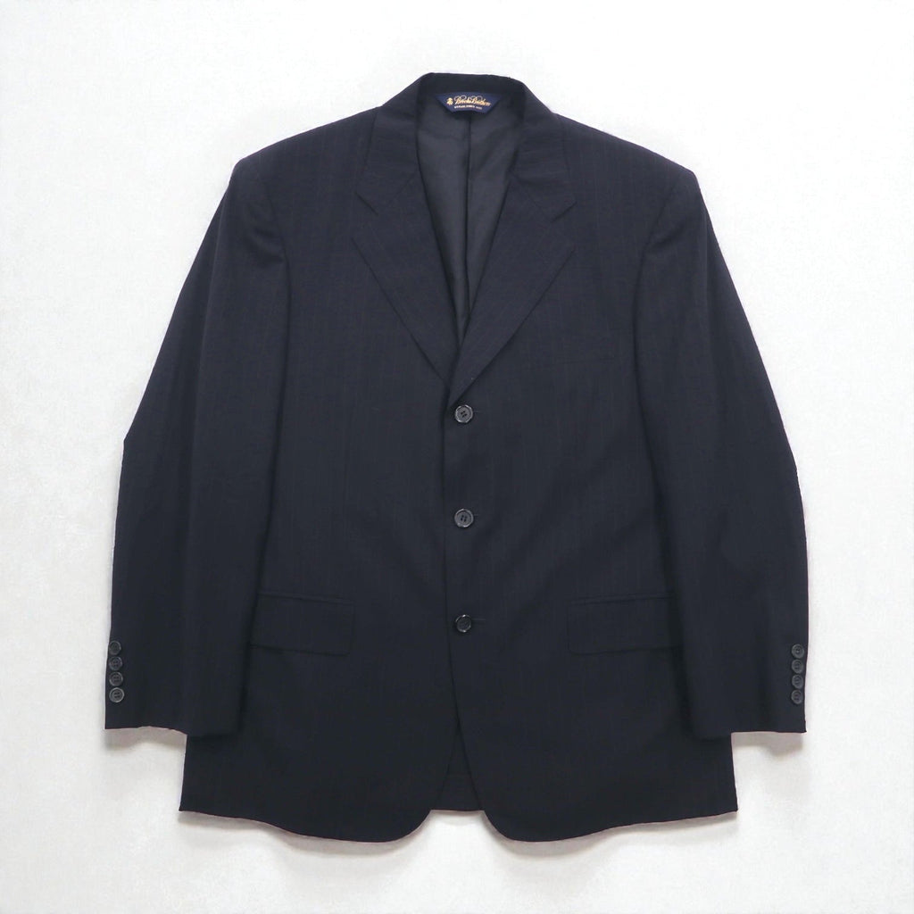 Brooks Brothers 3B セットアップ スーツ M ネイビー ウール ストライプ