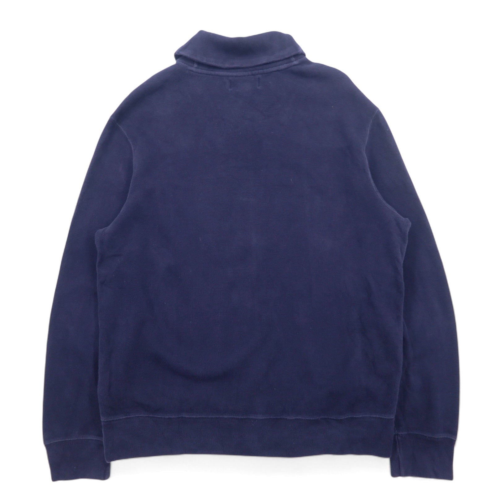 Polo by Ralph Lauren Felpa con collo sciallato XL Blu navy Cotone Ricamo piccolo pony