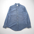 Brooks Brothers ボタンダウン シャンブレーシャツ L ブルー コットン REGENT