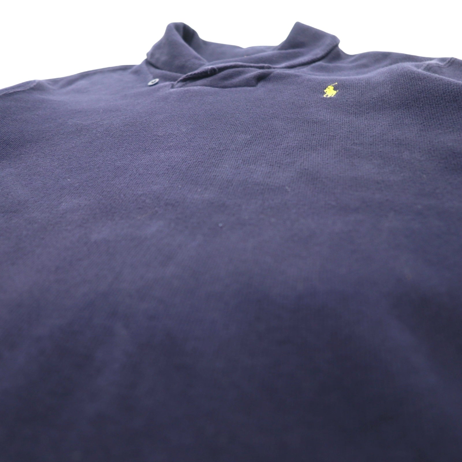 Polo by Ralph Lauren Felpa con collo sciallato XL Blu navy Cotone Ricamo piccolo pony