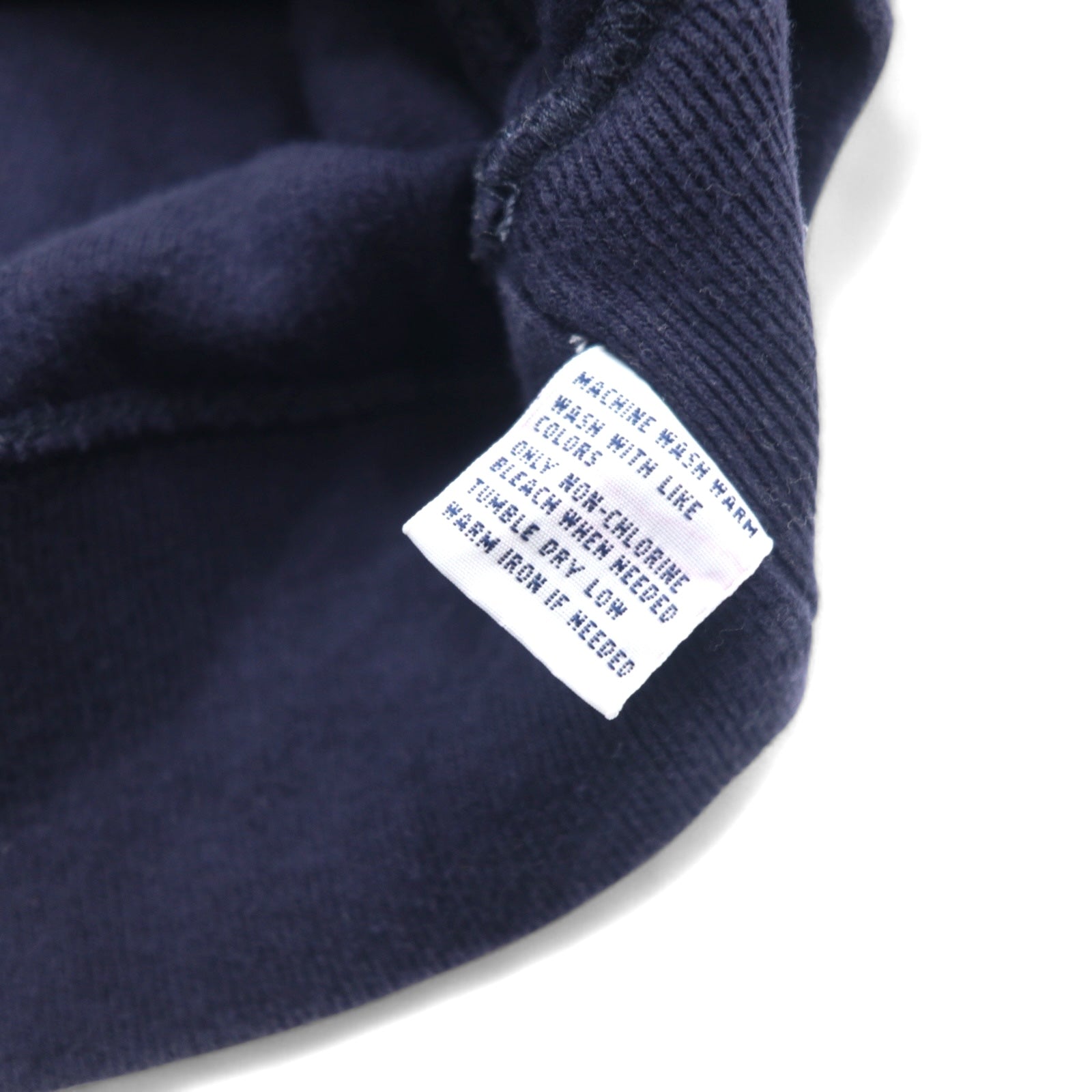 Polo by Ralph Lauren Felpa con collo sciallato XL Blu navy Cotone Ricamo piccolo pony