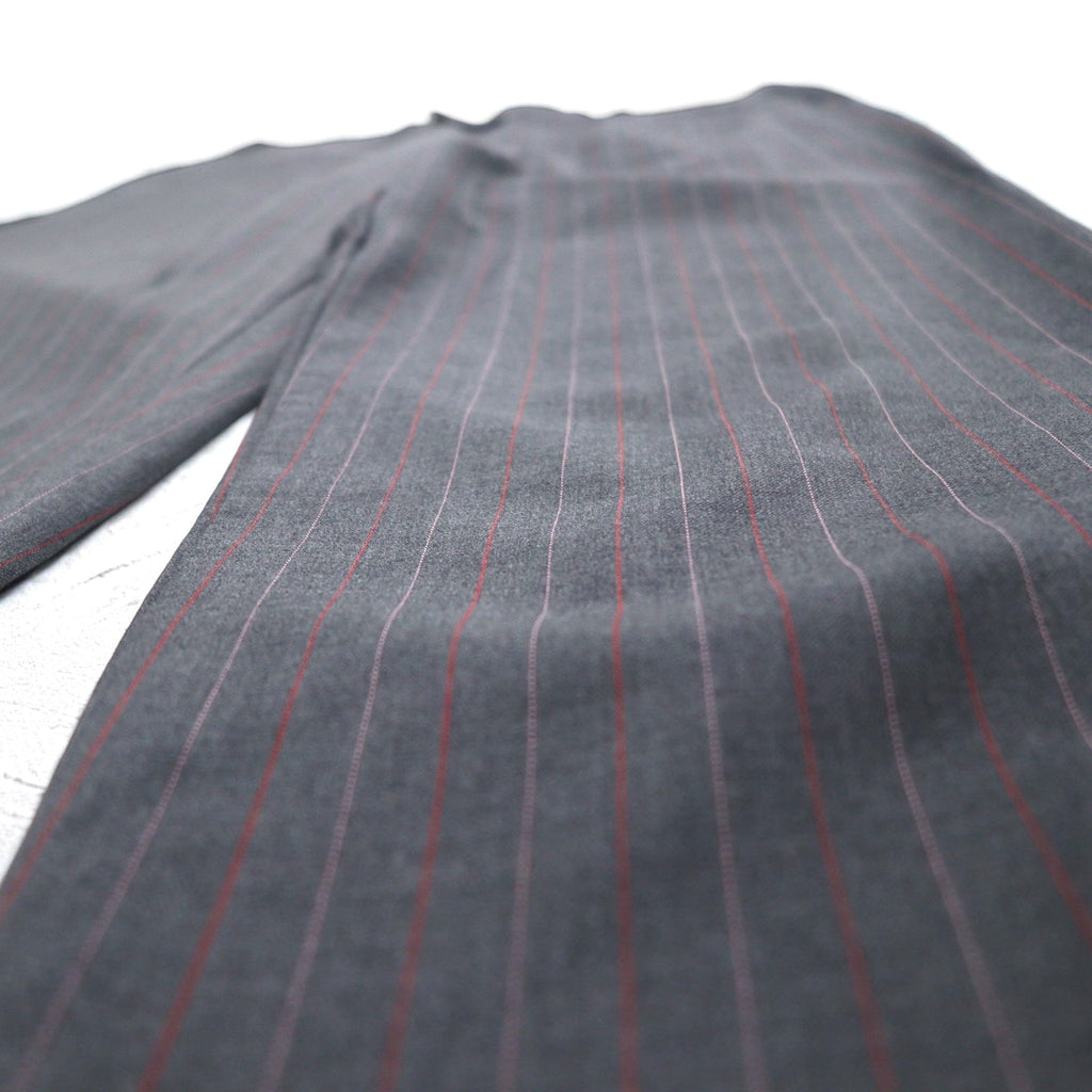 Ermenegildo Zegna イタリア製 3Bスーツ セットアップ L グレー ストライプ ウール