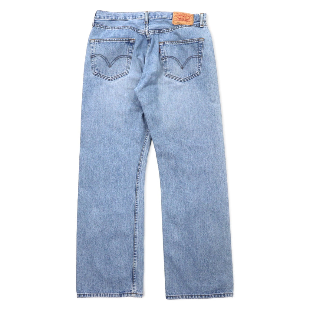Levi's Euro Levis 501 Jeans 34 Blu Ice Wash Cotone Bottone 501-0113
