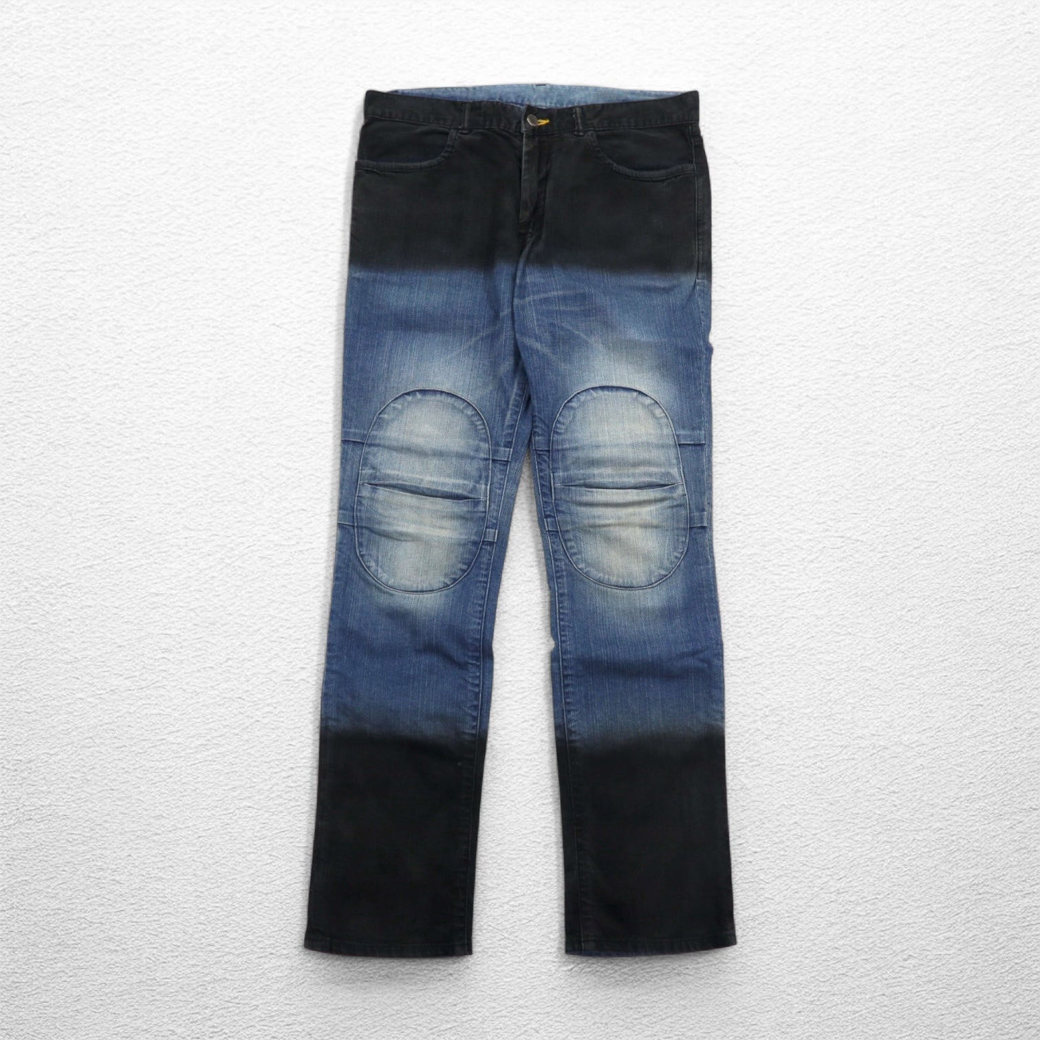Alexander Lee Chang TUCK YOU 2TONE スキニー デニムパンツ L インディゴ ブルー ブラック AC-041404-1