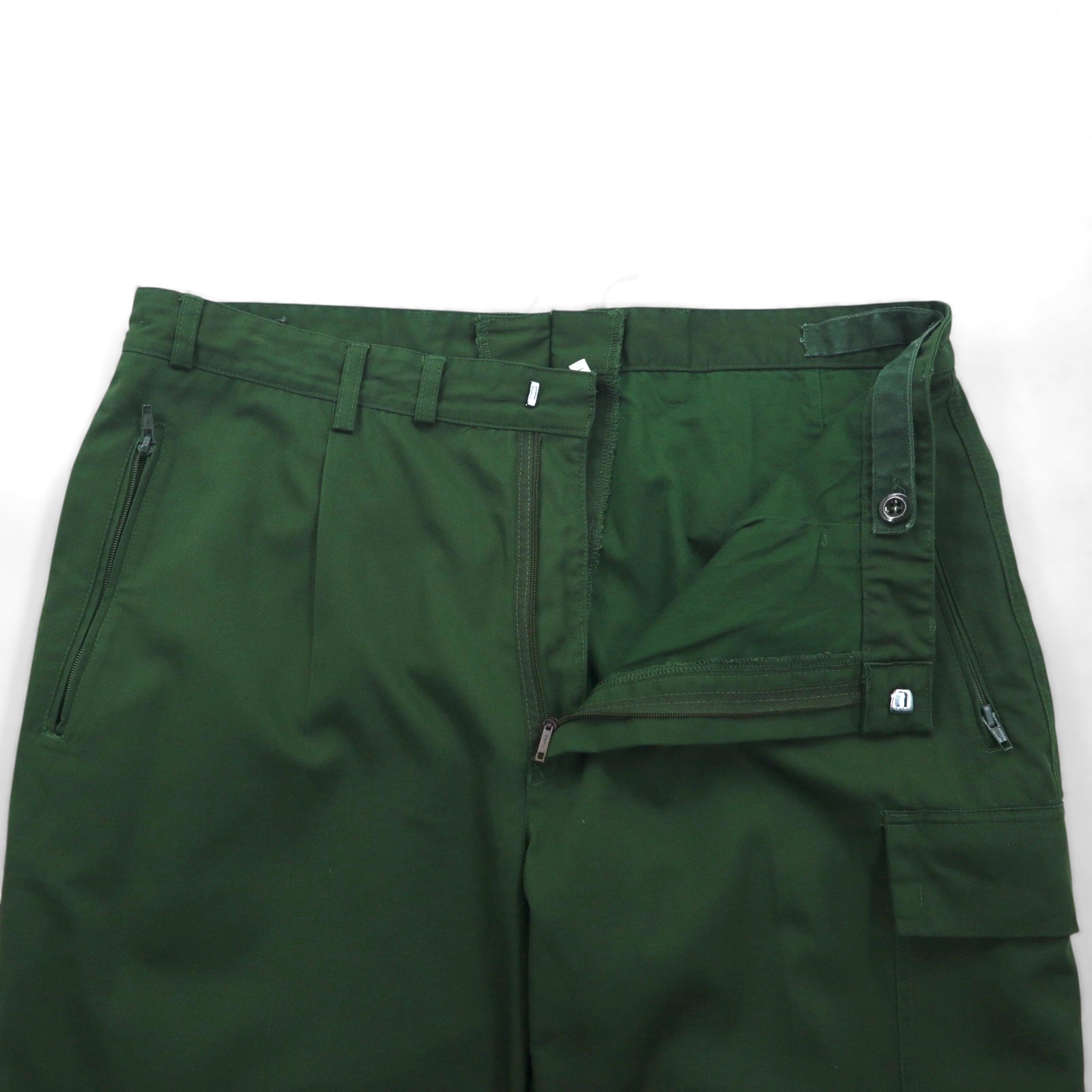 90s Vintage German Army Field Trousers WISPO 90年代 ドイツ製 ミリタリー カーゴパンツ L カーキ 8415-12-305-9092 ドイツ軍