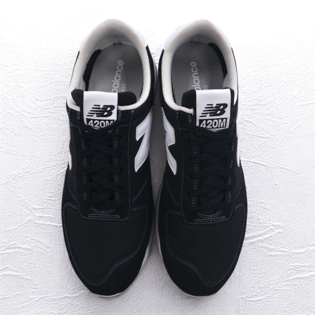 new balance 420M sneakers in suede 27cm black EVA nylon UL420MAB
