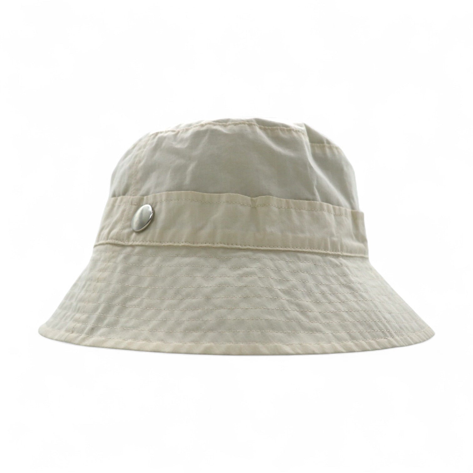 KIJIMA TAKAYUKI Cappello alla pescatora 2 vie 57 cm Avorio Cotone W-232630 Made in Japan
