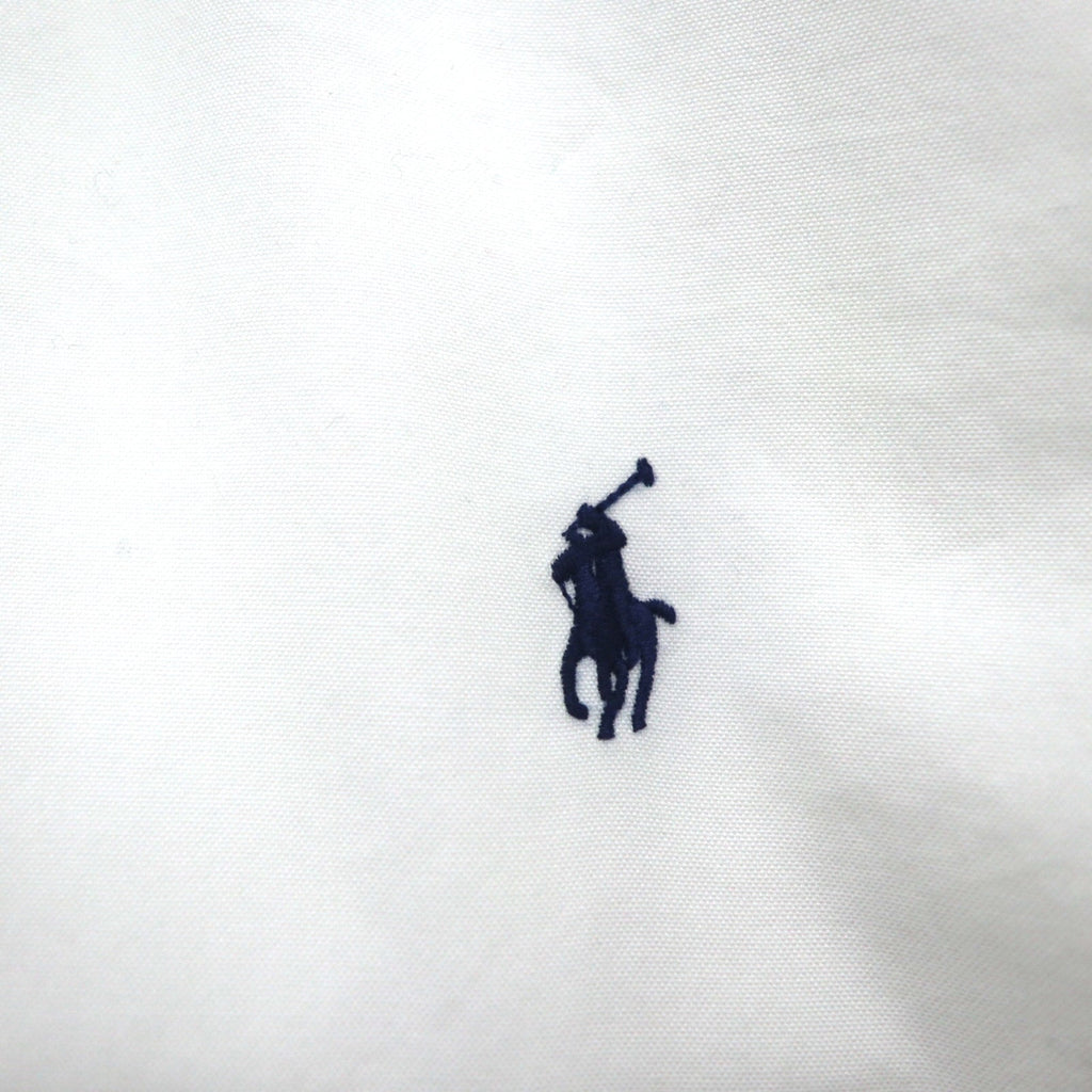 Ralph Lauren 90年代 オックスフォード ボタンダウンシャツ L ホワイト CUSTOM FIT スモールポニー刺繍