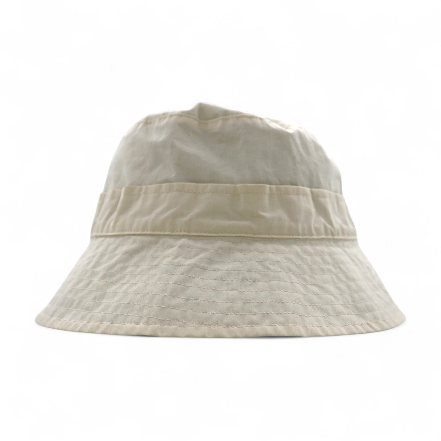 KIJIMA TAKAYUKI Cappello alla pescatora 2 vie 57 cm Avorio Cotone W-232630 Made in Japan
