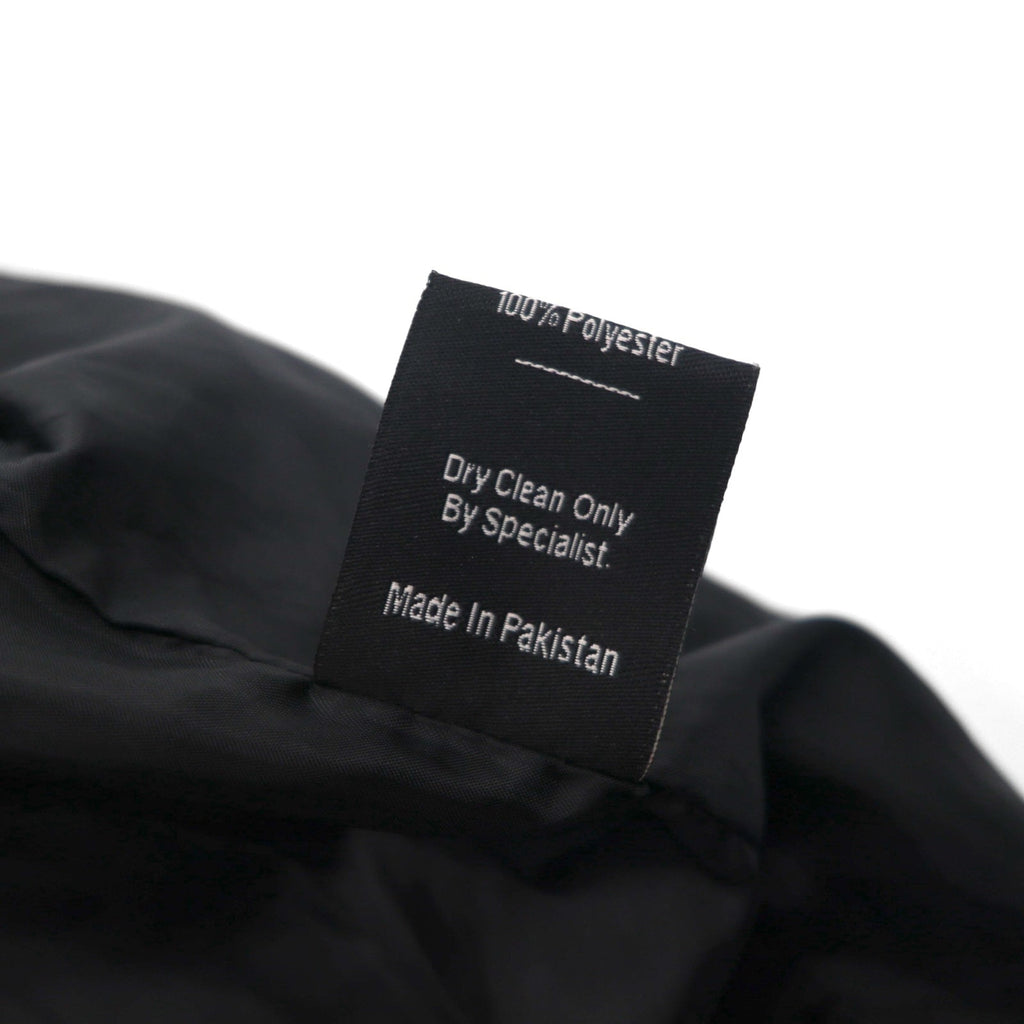 Freedom シープレザー ダブルジップ シングル ライダースジャケット S ブラック 羊革 スタンドカラー パキスタン製