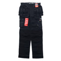 Dickies Pantaloni da lavoro tattici a doppia ginocchiera con tasche cargo 30 Neri Cotone CORDURA Multitasche UNIVERSAL FLEX HOLSTER TRS TR2010UBK Nuovo con etichette