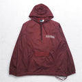 MV SPORT anni '90 Anorak a mezza zip L Nylon Ripstop Tasca frontale Fatto in Giamaica