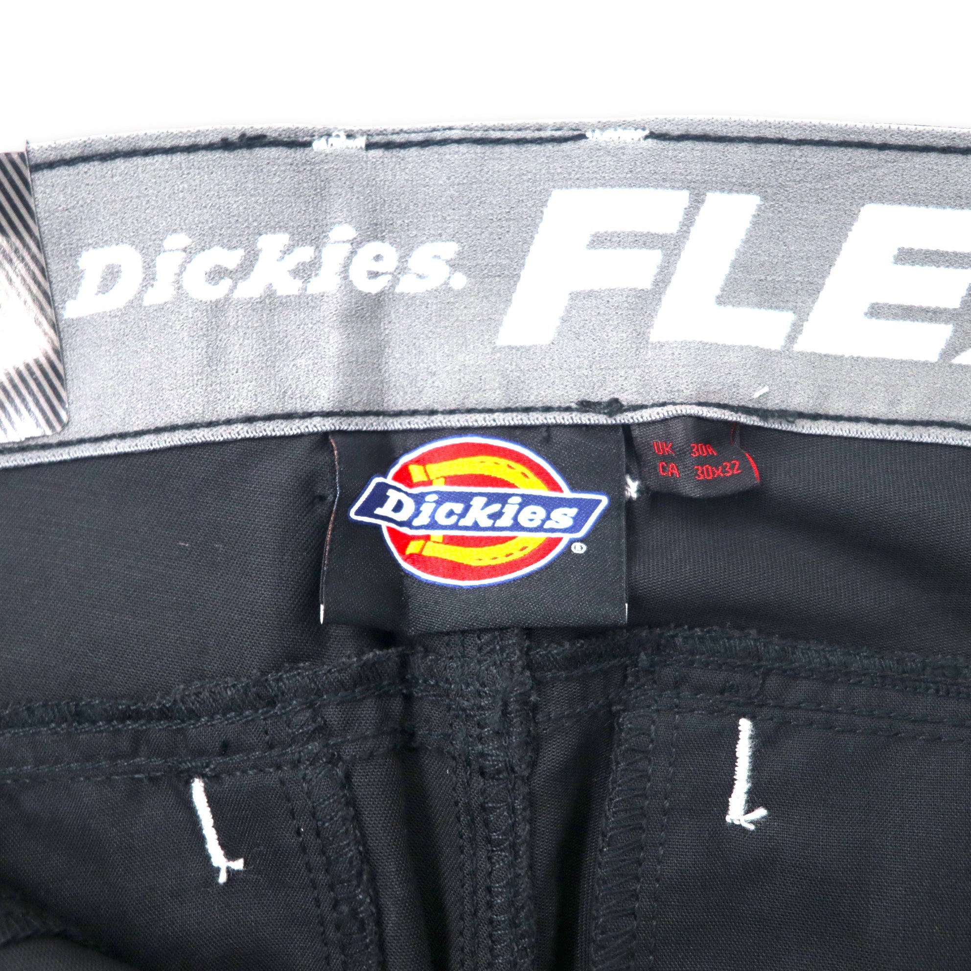 Dickies Pantaloni da lavoro tattici a doppia ginocchiera con tasche cargo 30 Neri Cotone CORDURA Multitasche UNIVERSAL FLEX HOLSTER TRS TR2010UBK Nuovo con etichette