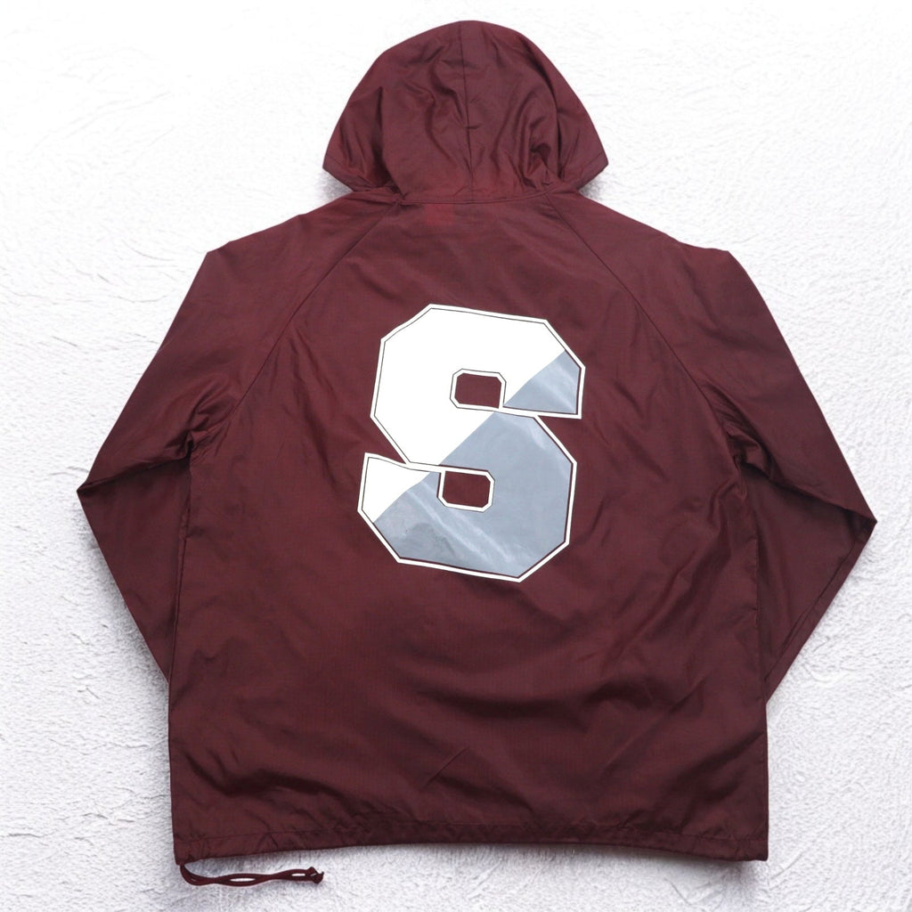 MV SPORT anni '90 Anorak a mezza zip L Nylon Ripstop Tasca frontale Fatto in Giamaica