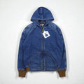 LEVI'S VINTAGE CLOTHING ( LVC ) デニム フーデッドジャケット ジップパーカー M  オレンジタブ ORANGE TAB HOODED JACKET A2217-0000 未使用品 TALONジップ デカ五角形 ARCHIVES