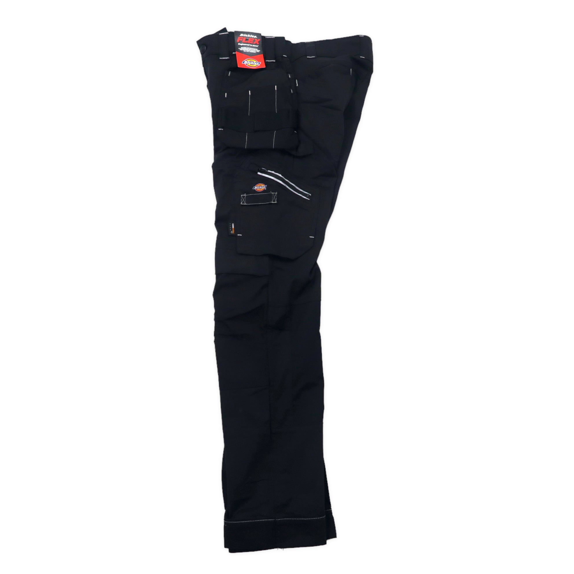 Dickies Pantaloni da lavoro tattici a doppia ginocchiera con tasche cargo 30 Neri Cotone CORDURA Multitasche UNIVERSAL FLEX HOLSTER TRS TR2010UBK Nuovo con etichette