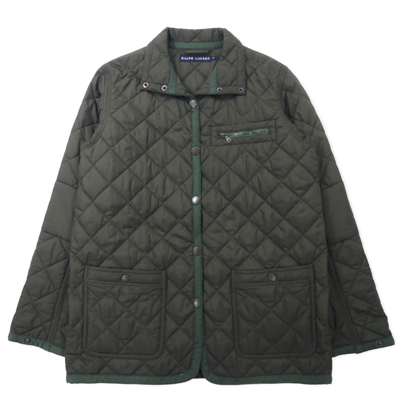 RALPH LAUREN Giacca trapuntata 9 Cachi Poliestere