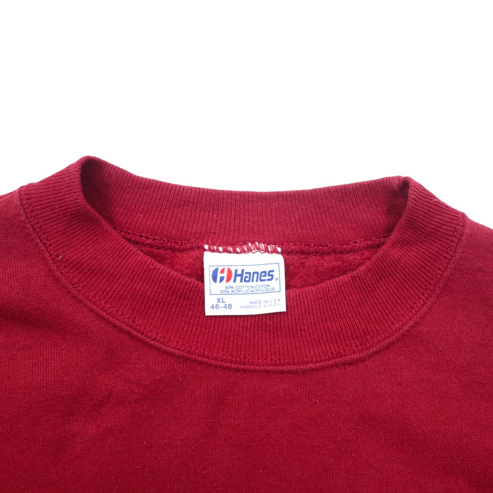 Hanes Made in USA anni '90 Felpa con stampa college XL bordeaux cotone FLORIDA STATE