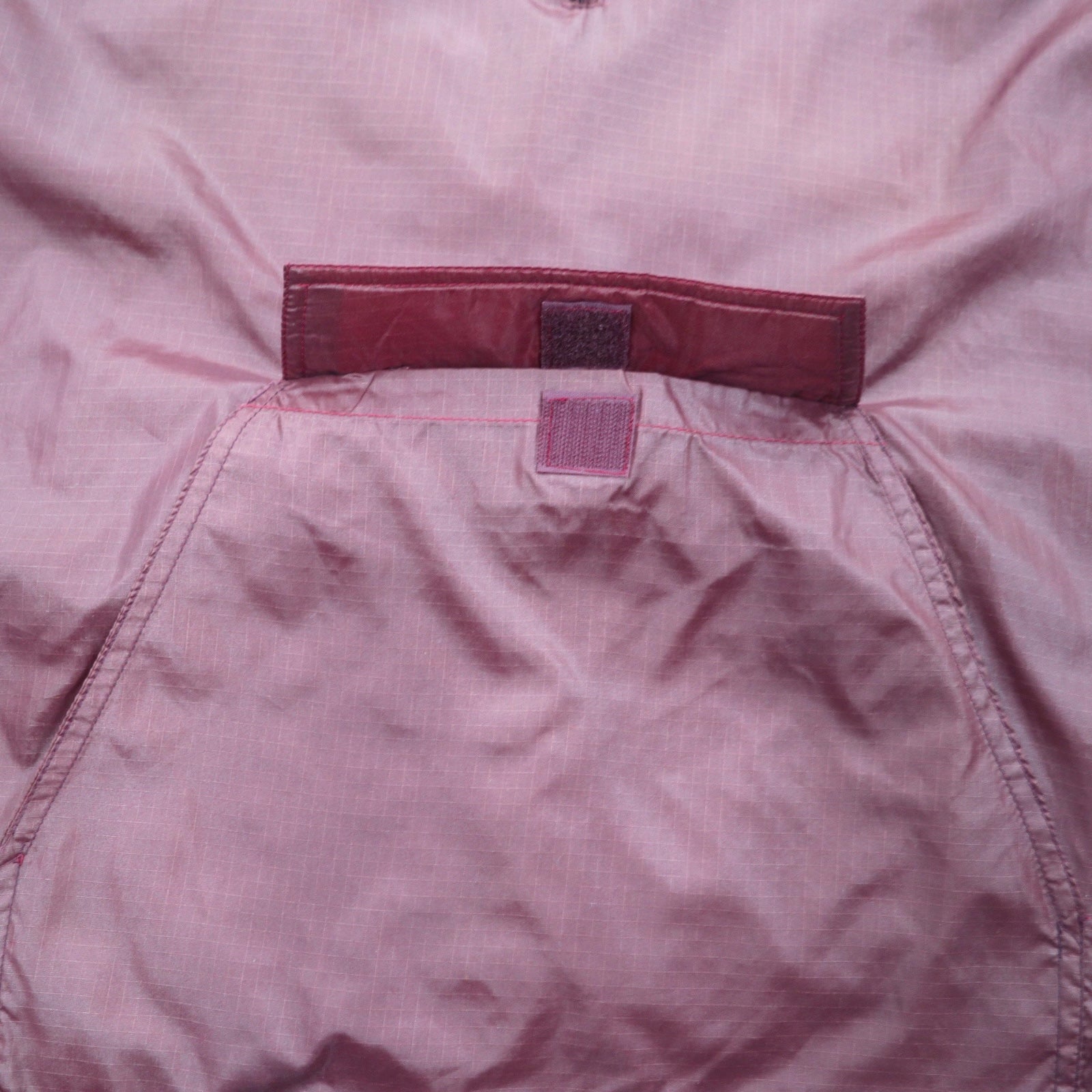 MV SPORT anni '90 Anorak a mezza zip L Nylon Ripstop Tasca frontale Fatto in Giamaica