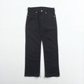Wrangler 5ポケット ストレート デニムパンツ ジーンズ M ブラック ストレッチ W34533