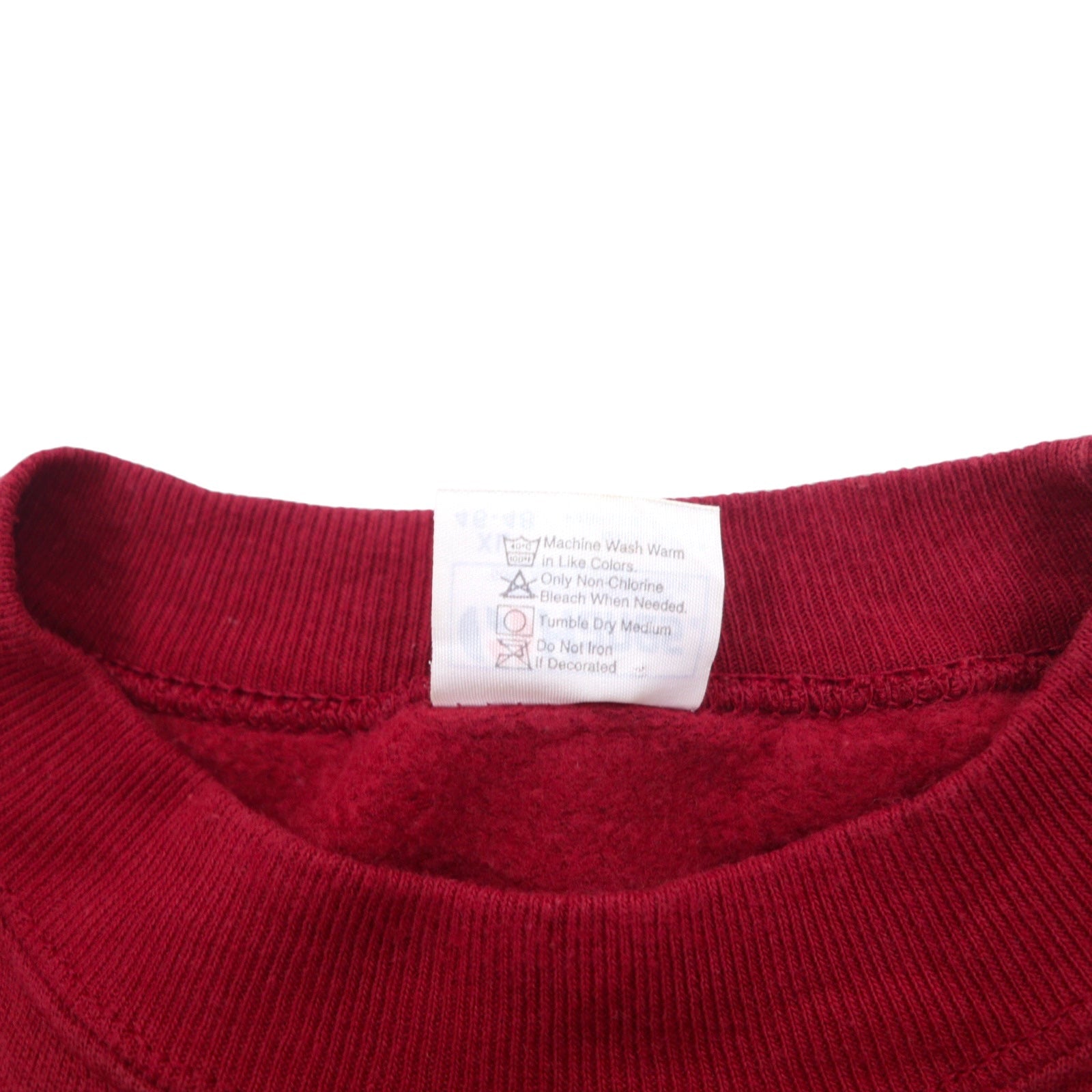 Hanes Made in USA anni '90 Felpa con stampa college XL bordeaux cotone FLORIDA STATE