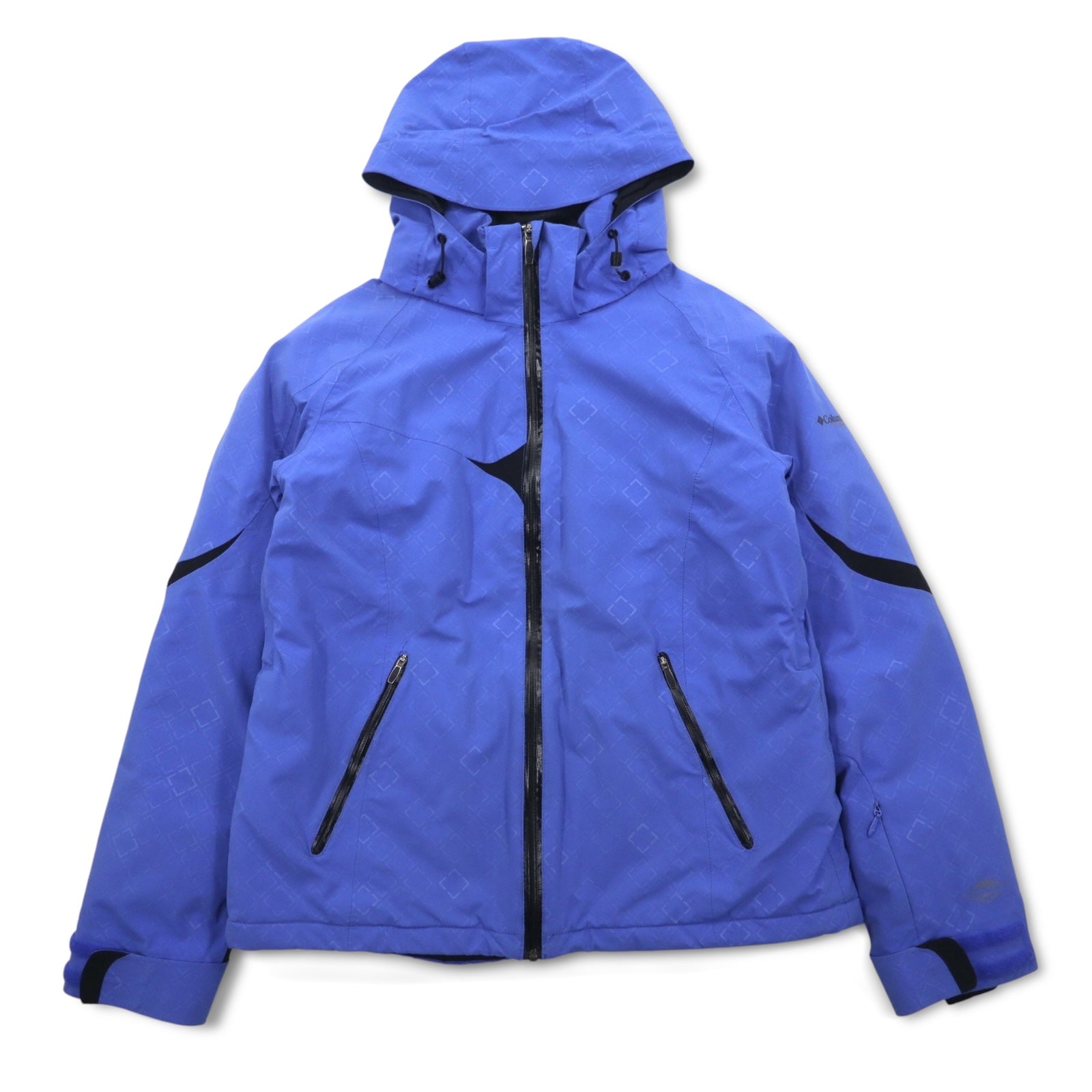 Columbia Titanium OMNI-HEAT OMNI-TECH Mountain Parka XL Blu Nylon Impermeabile Cappuccio rimovibile Heli-Honey Jacket SL4013