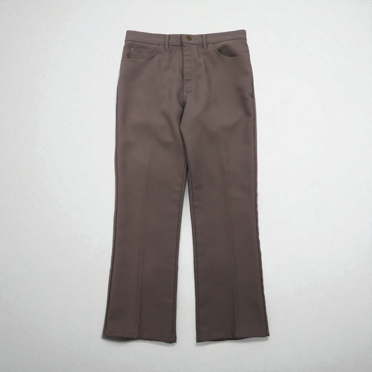 Lee 80年代 USA製 スタプレ STA-PREST ブーツカット フレア スラックスパンツ M ベージュ 202