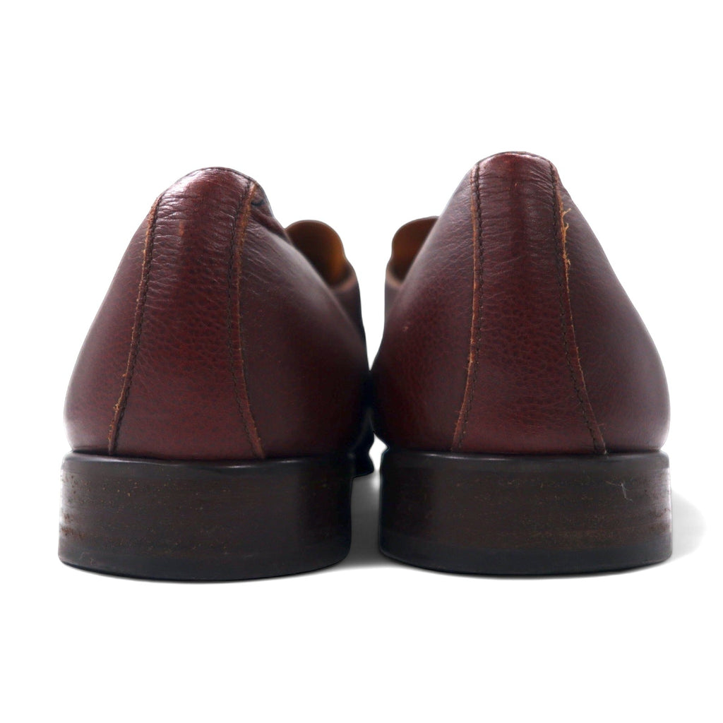 SAGRIPANTI Scarpe Monk Strap Straight Tip da Uomo, 27 cm, Marroni, in Pelle, Made in Italy