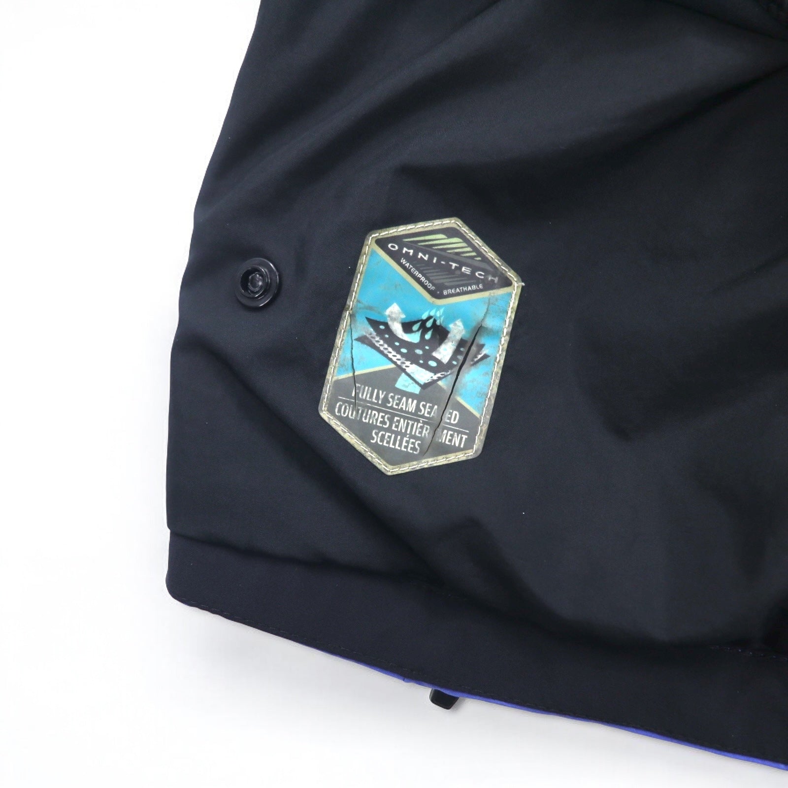 Columbia Titanium OMNI-HEAT OMNI-TECH Mountain Parka XL Blu Nylon Impermeabile Cappuccio rimovibile Heli-Honey Jacket SL4013