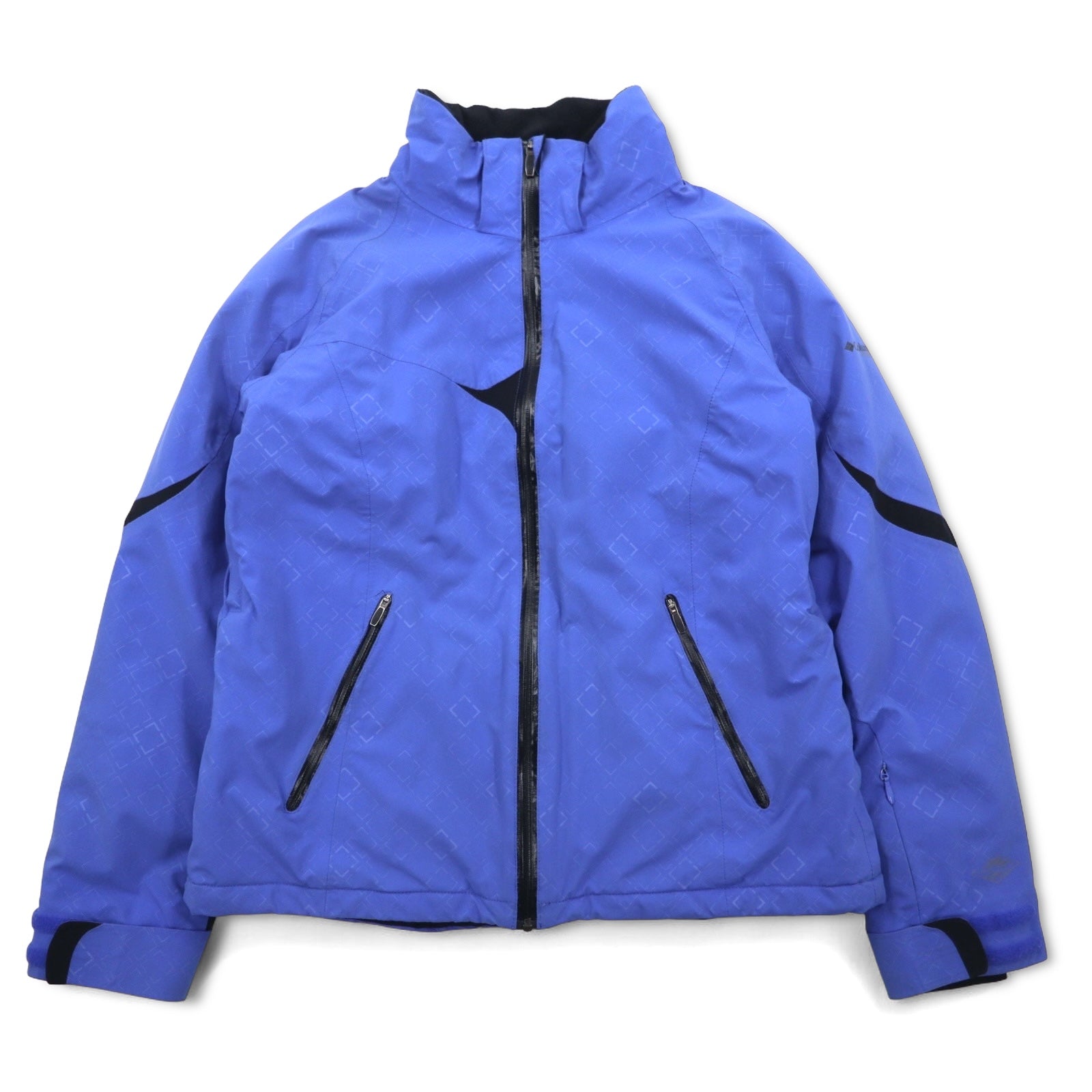 Columbia Titanium OMNI-HEAT OMNI-TECH Mountain Parka XL Blu Nylon Impermeabile Cappuccio rimovibile Heli-Honey Jacket SL4013
