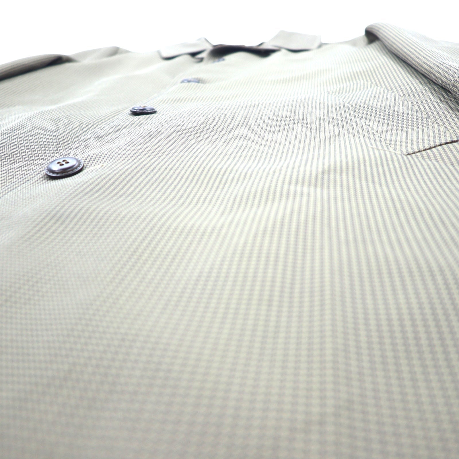 Anni '80 Neiman-Marcus Trench coat Pied de Poule 40 Grigio Beige RASCHEL WARP KNIT