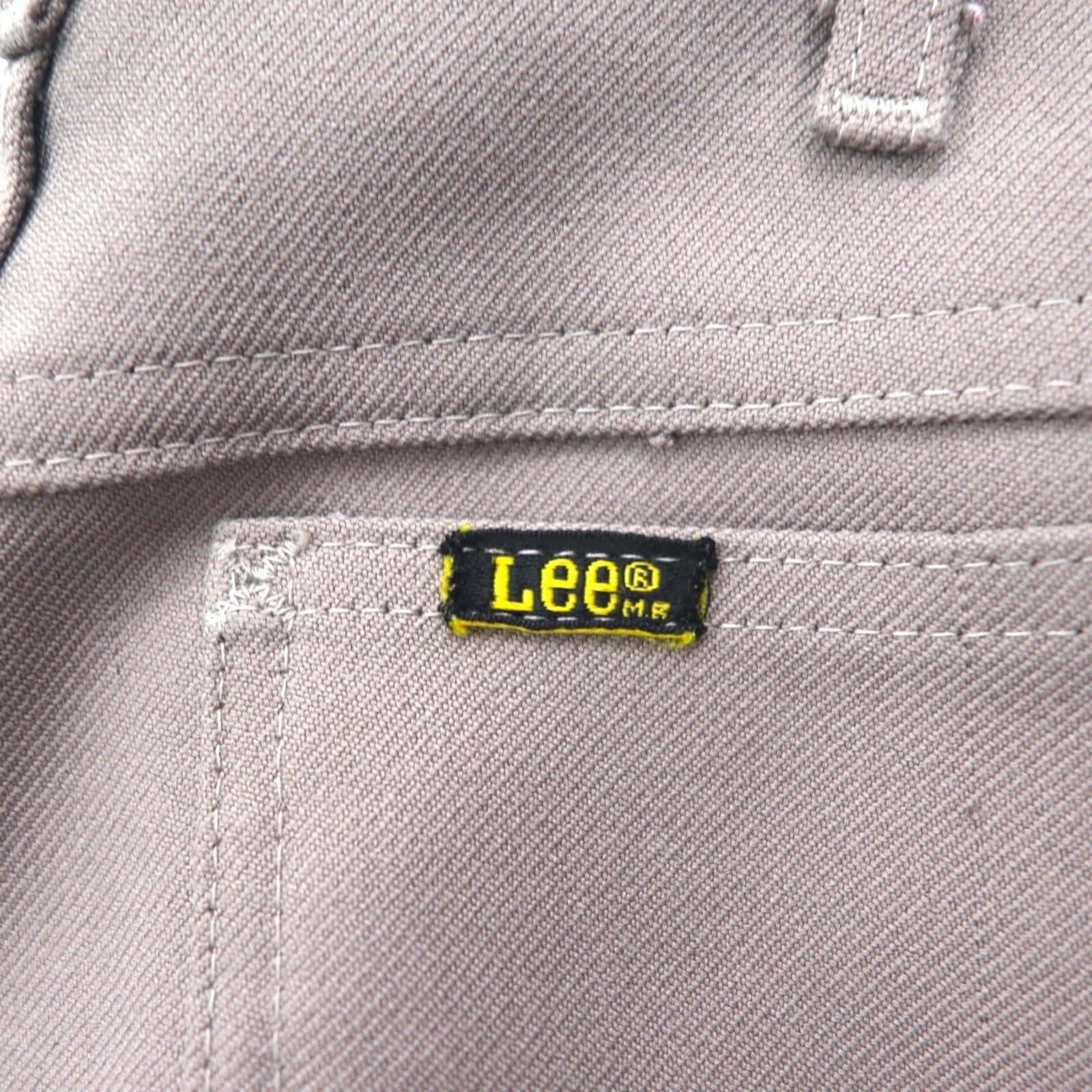 Lee 80年代 USA製 スタプレ STA-PREST ブーツカット フレア スラックスパンツ M ベージュ 202
