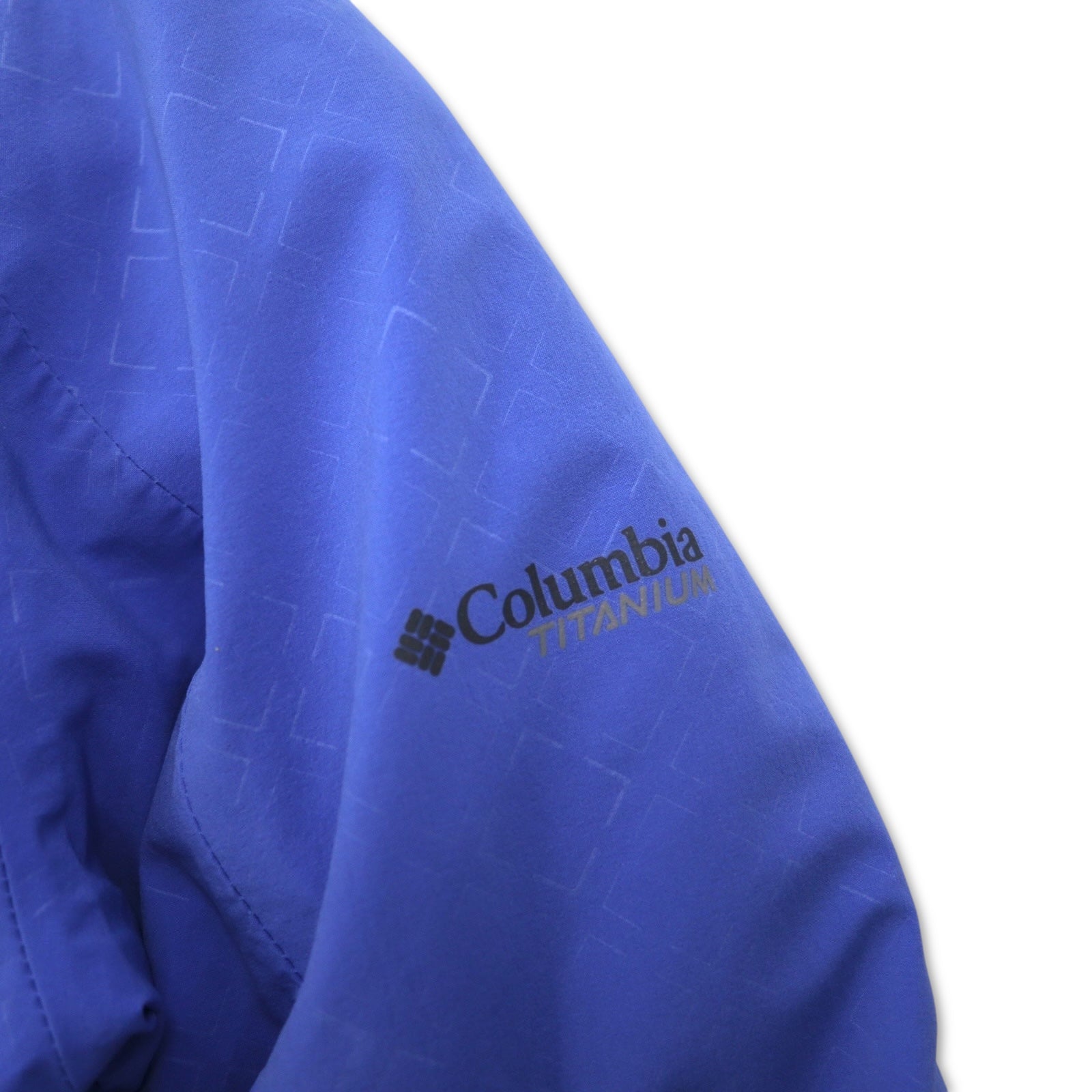 Columbia Titanium OMNI-HEAT OMNI-TECH Mountain Parka XL Blu Nylon Impermeabile Cappuccio rimovibile Heli-Honey Jacket SL4013