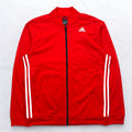 adidas Essential Track Jacket Tuta L Rossa 3 strisce Red Essential Track Jacket AB9185