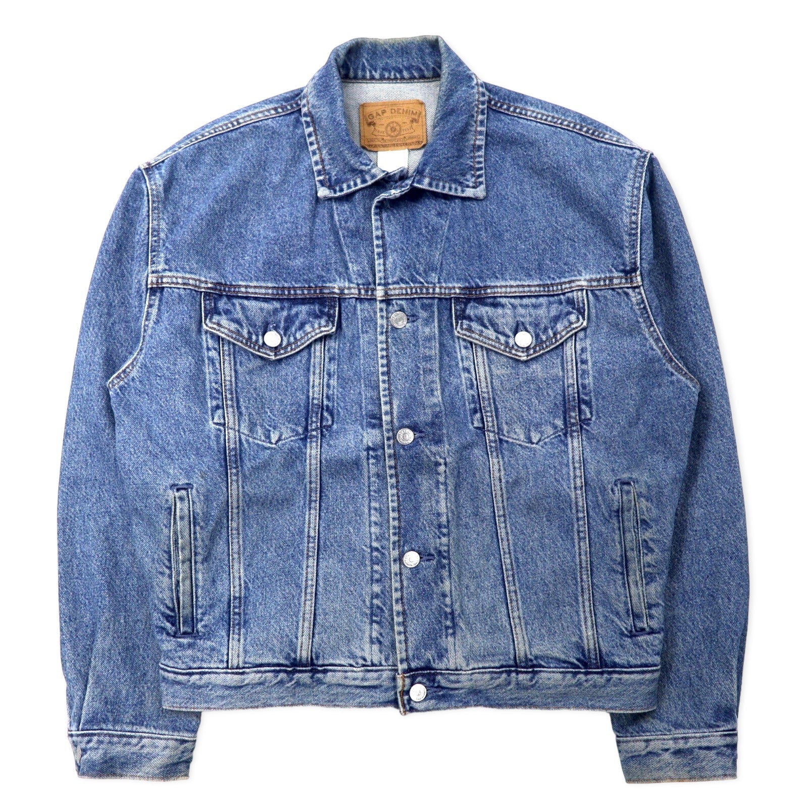 GAP DENIM Prodotto negli USA anni '90 Old Gap Giacca di jeans Gilet denim S blu cotone