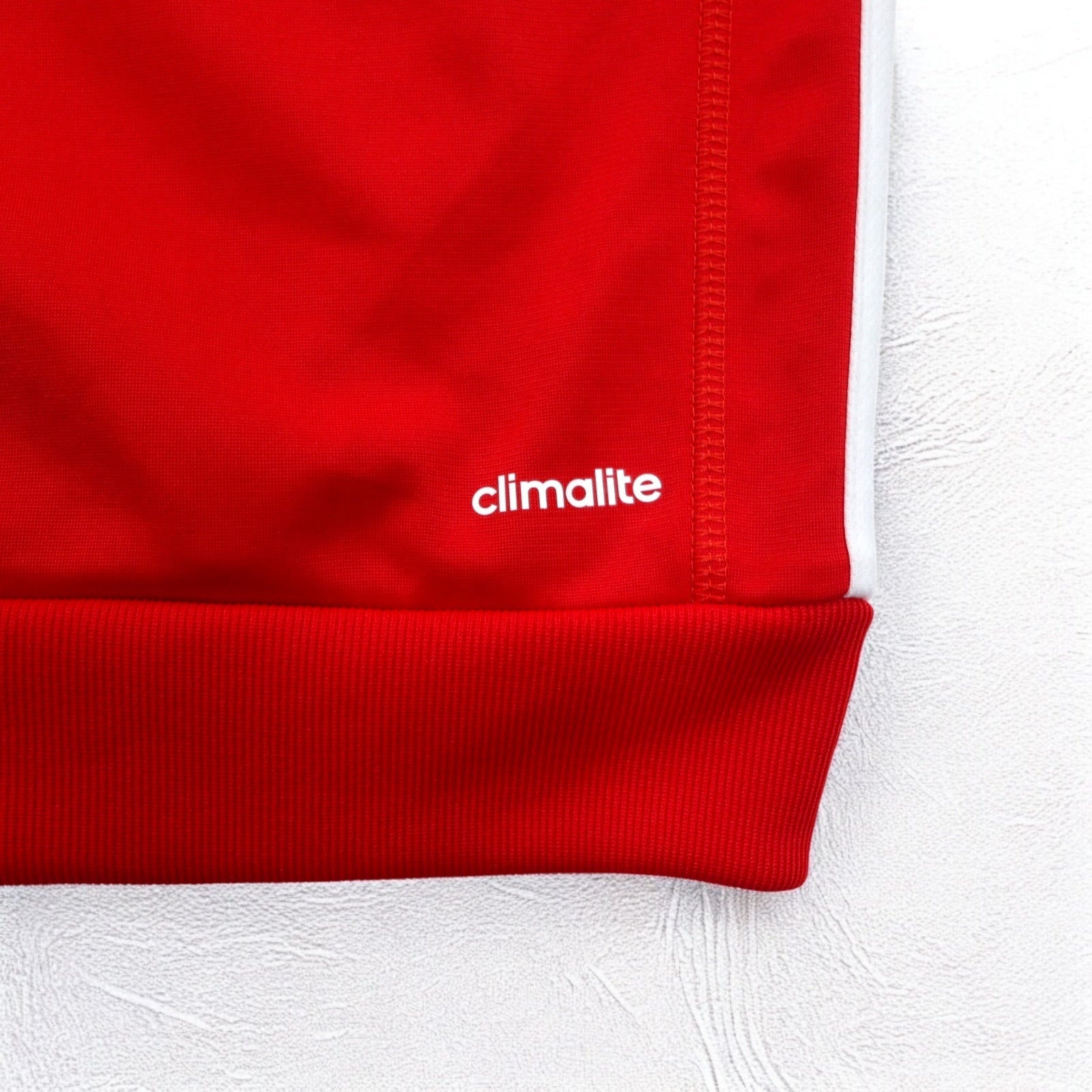 adidas Essential Track Jacket Tuta L Rossa 3 strisce Red Essential Track Jacket AB9185