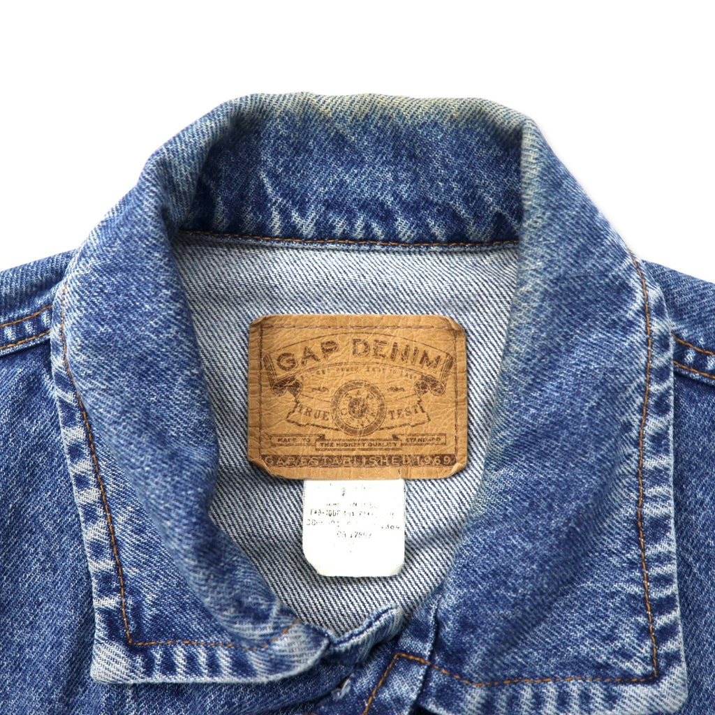 GAP DENIM Prodotto negli USA anni '90 Old Gap Giacca di jeans Gilet denim S blu cotone