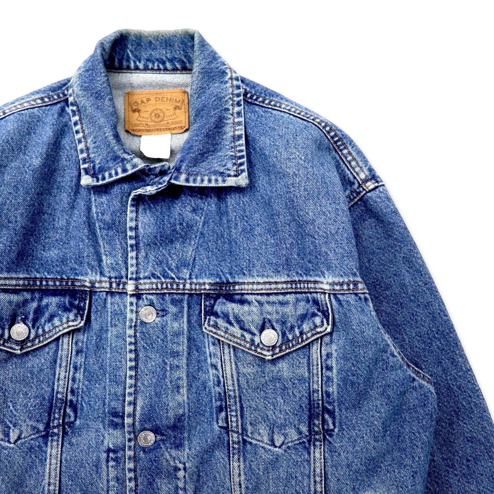 GAP DENIM Prodotto negli USA anni '90 Old Gap Giacca di jeans Gilet denim S blu cotone
