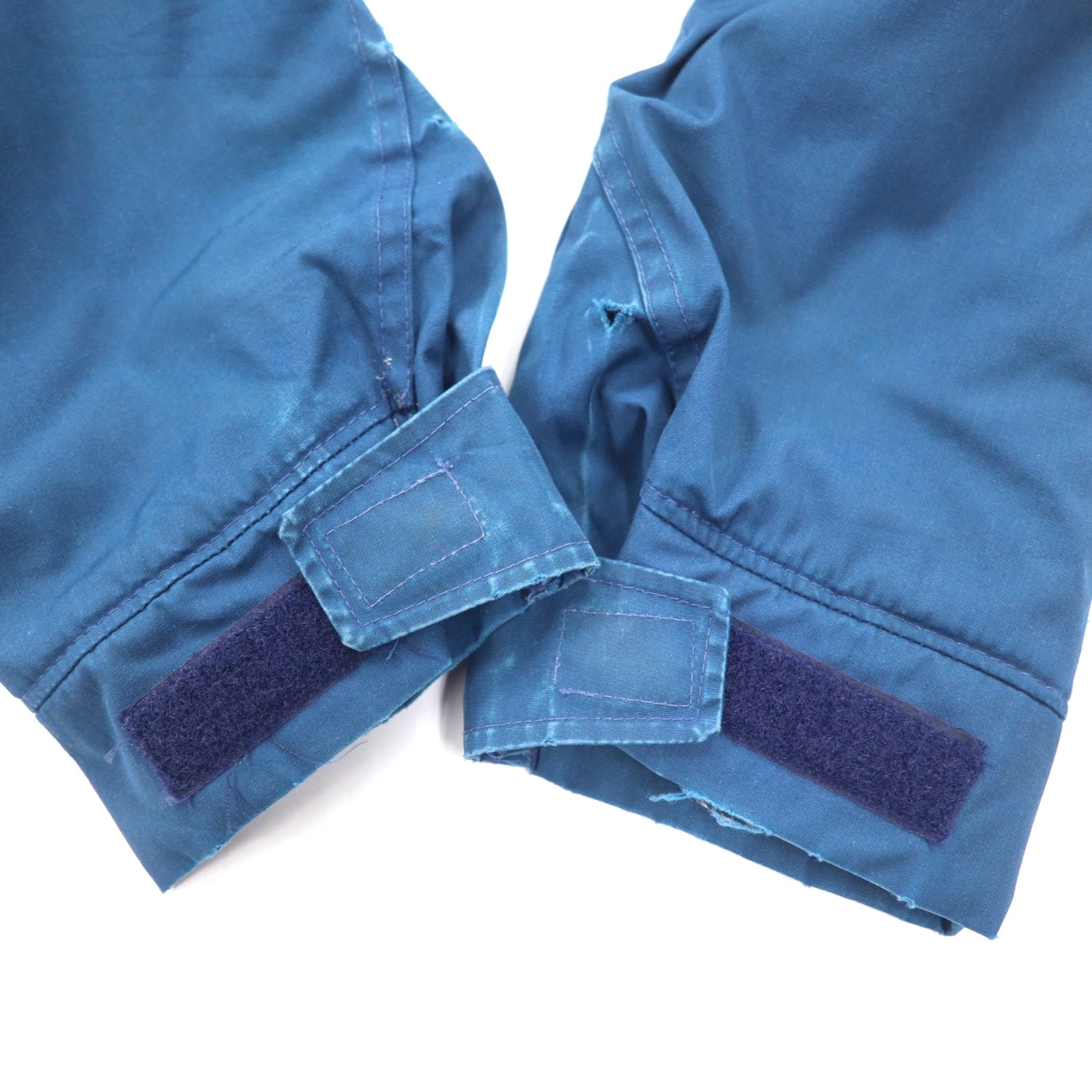 Woolrich giacca isolante anni '80 Made in USA taglia L nylon blu doppia zip fodera a quadri imbottitura coulisse
