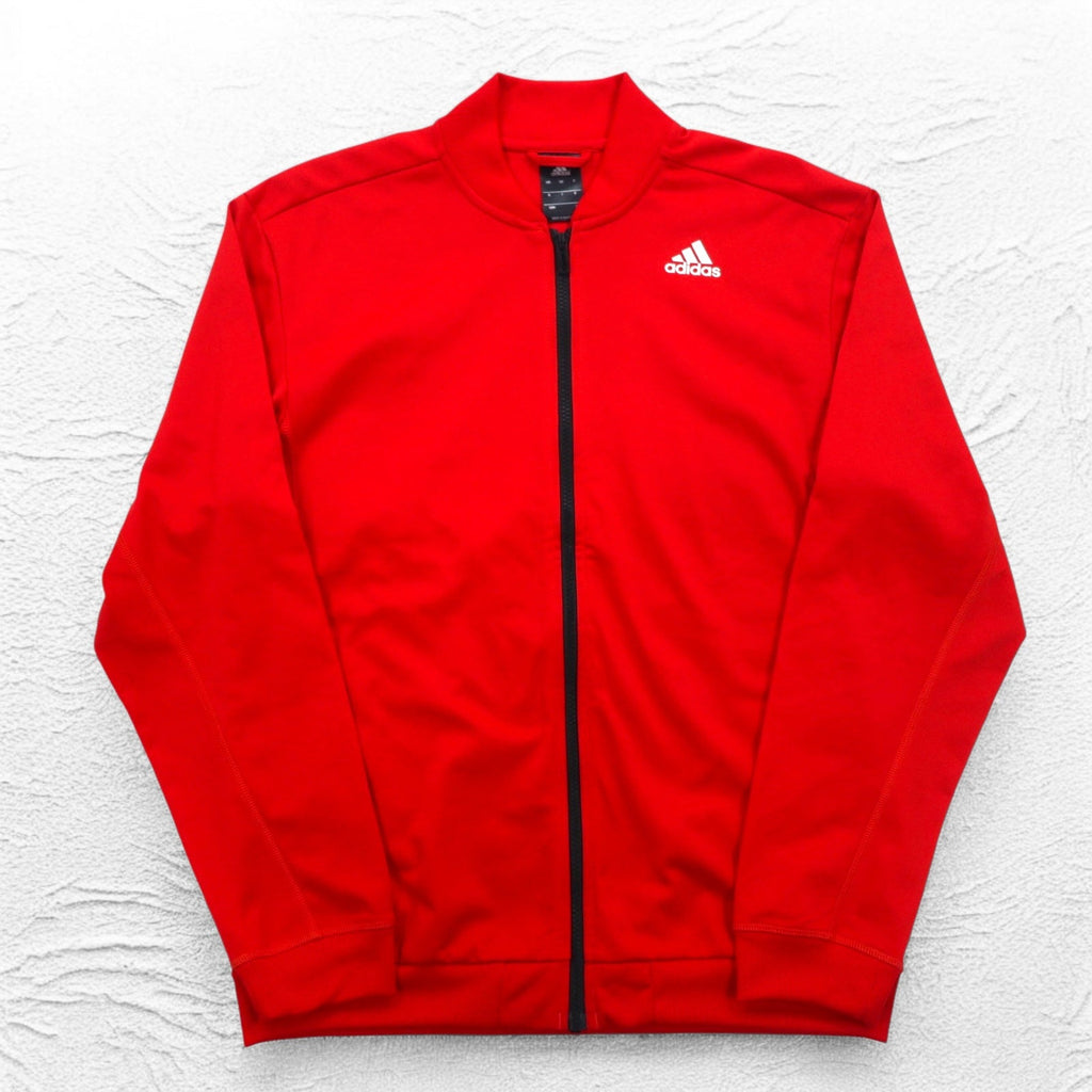 adidas Essential Track Jacket Tuta L Rossa 3 strisce Red Essential Track Jacket AB9185
