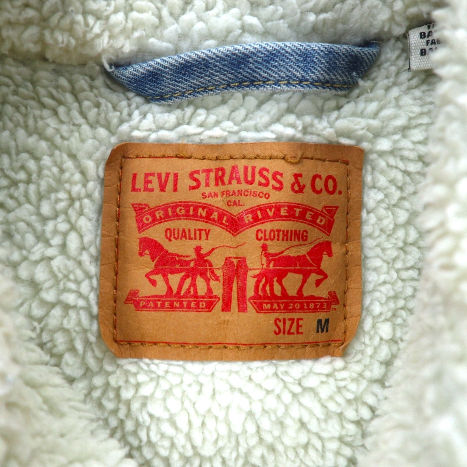 Levi's シェルパ トラッカージャケット 裏ボア デニムジャケット Gジャン M インディゴ TYPE 3 SHERPA TRUCKER SPLITSVILLE 163650110