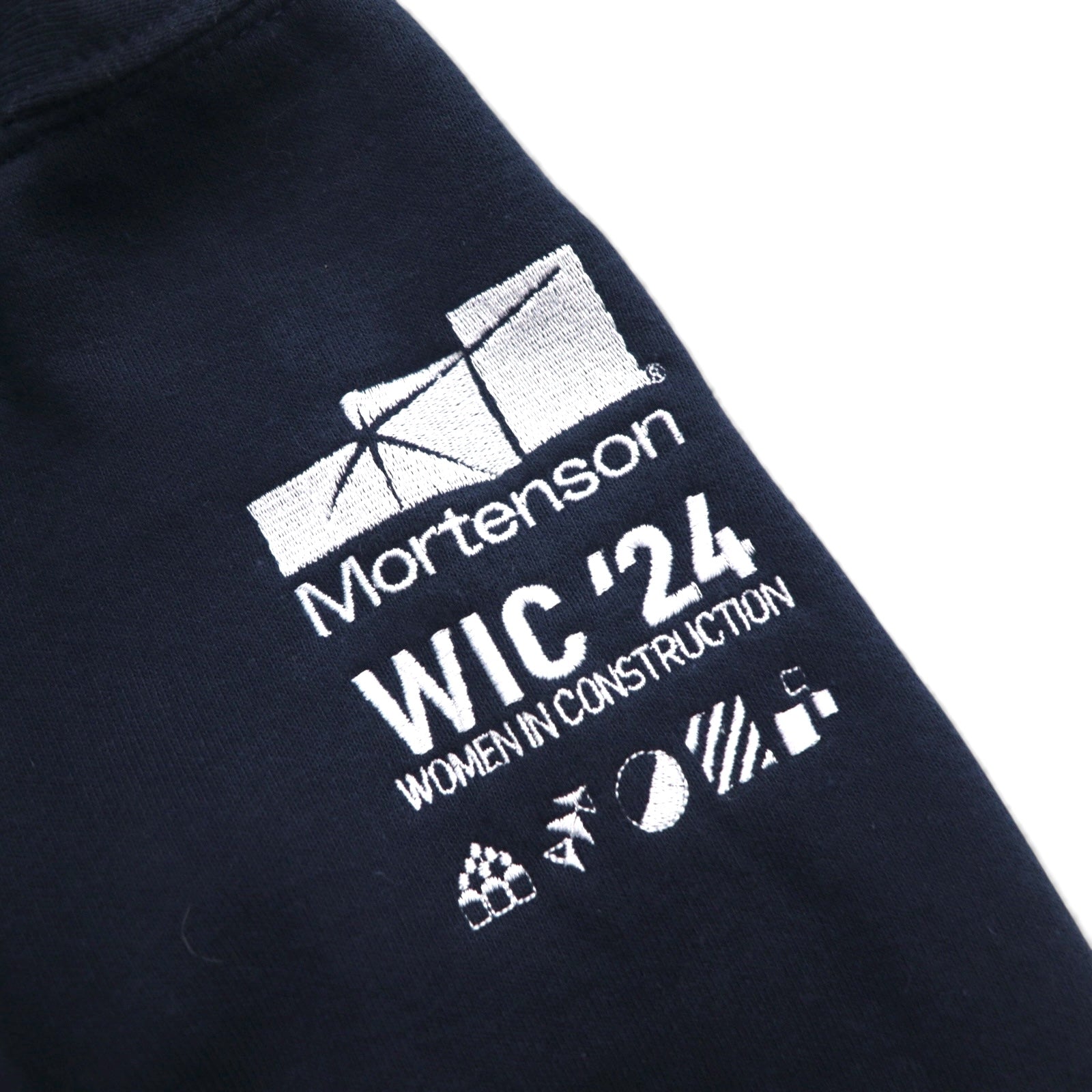 carhartt ハーフジップ スウェット トレーナー XL ネイビー Loose Fit Midweight フロントポケット Quarter-Zip Mock-Neck Sweatshirt 105294 US企業 刺繍