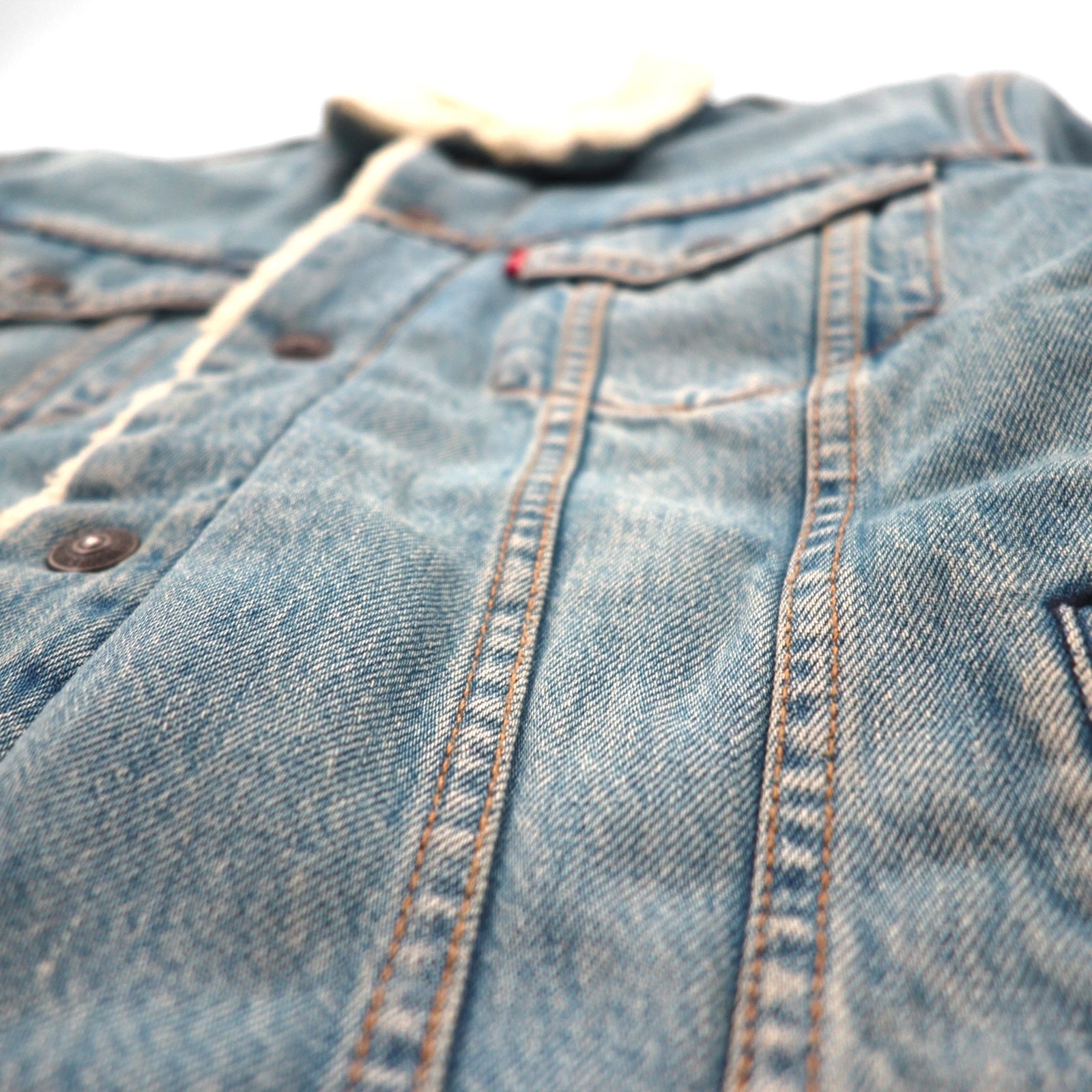 Levi's シェルパ トラッカージャケット 裏ボア デニムジャケット Gジャン M インディゴ TYPE 3 SHERPA TRUCKER SPLITSVILLE 163650110