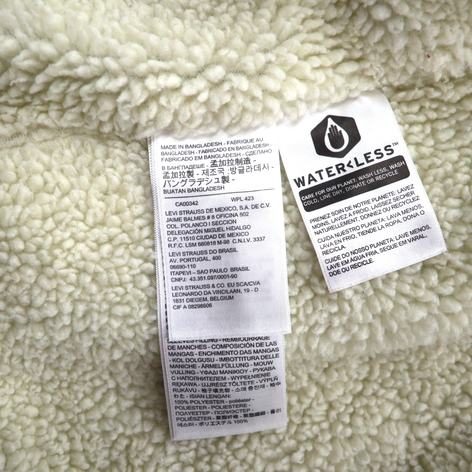 Levi's シェルパ トラッカージャケット 裏ボア デニムジャケット Gジャン M インディゴ TYPE 3 SHERPA TRUCKER SPLITSVILLE 163650110