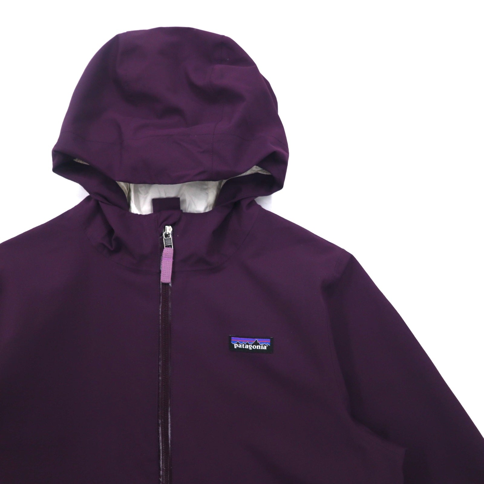 Patagonia giacca a vento impermeabile L viola H2No impermeabile poliestere