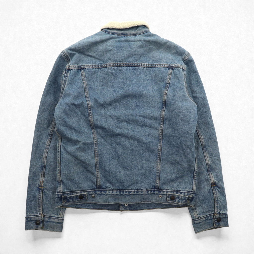 Levi's シェルパ トラッカージャケット 裏ボア デニムジャケット Gジャン M インディゴ TYPE 3 SHERPA TRUCKER SPLITSVILLE 163650110