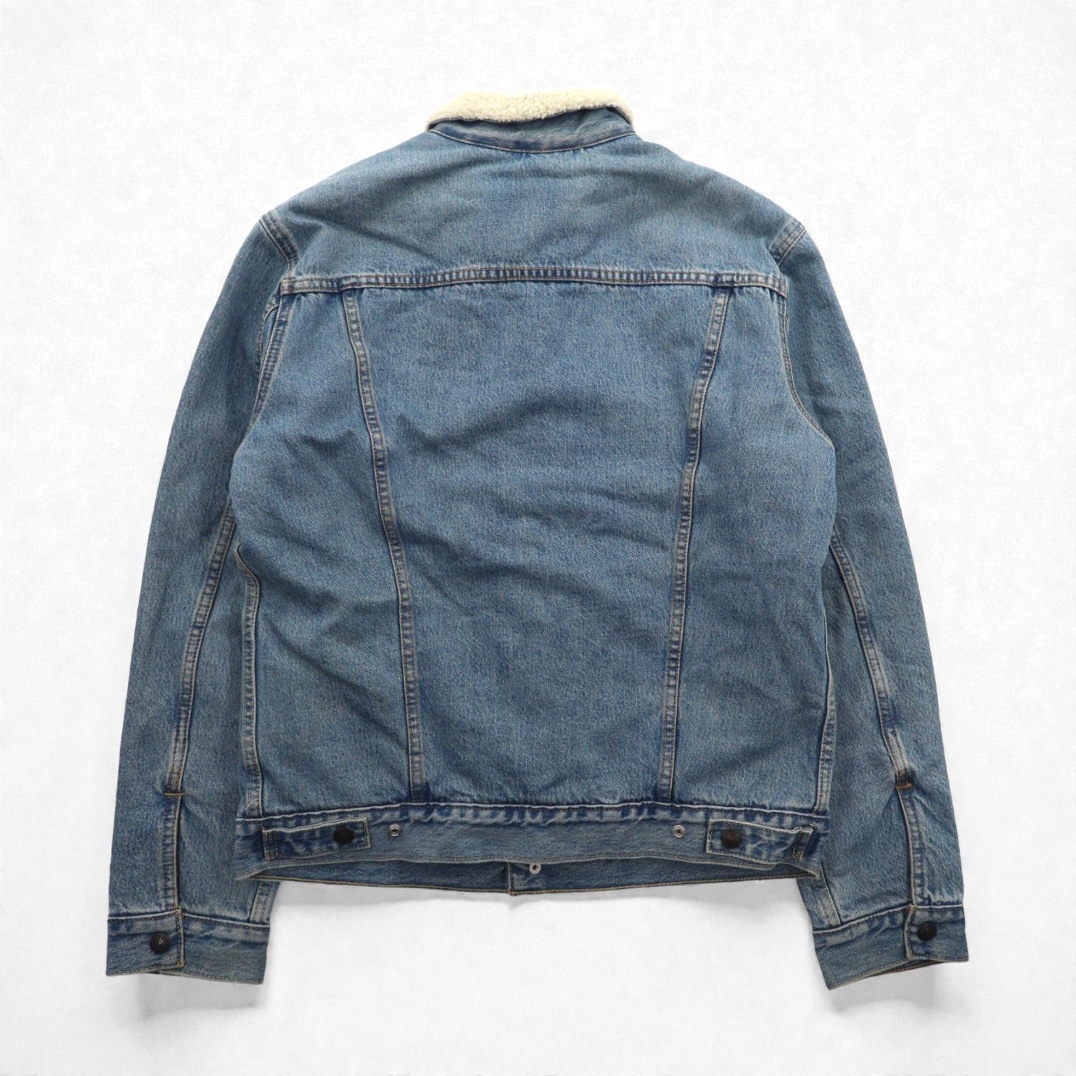 Levi's シェルパ トラッカージャケット 裏ボア デニムジャケット Gジャン M インディゴ TYPE 3 SHERPA TRUCKER SPLITSVILLE 163650110