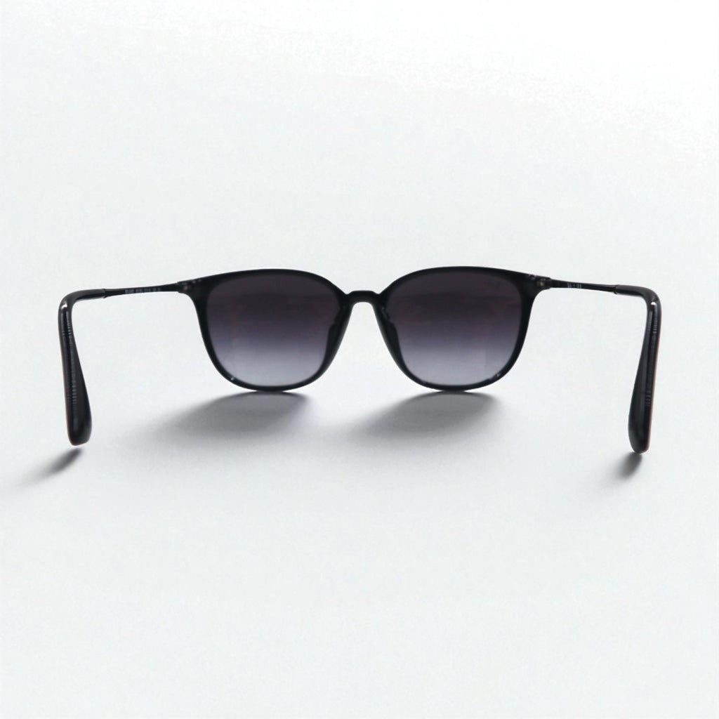 Ray-Ban ウェリントン サングラス ブラック グラデーション スクエア RB4348D 601/8G 57-18 145 3N 未使用品